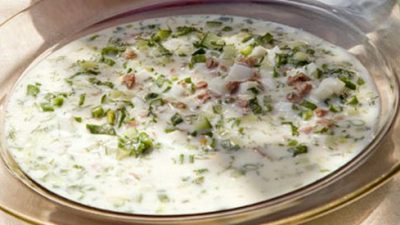 Ашхабадская окрошка с бараниной