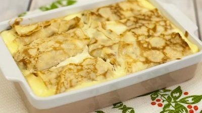 Австрийские блинчики с творогом в духовке