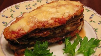 Баклажаны «Пармеджано» с моцареллой