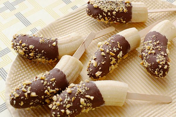 Бананы замороженные в шоколаде