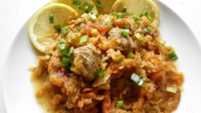 Бигус по-польски с мясом и квашеной капустой