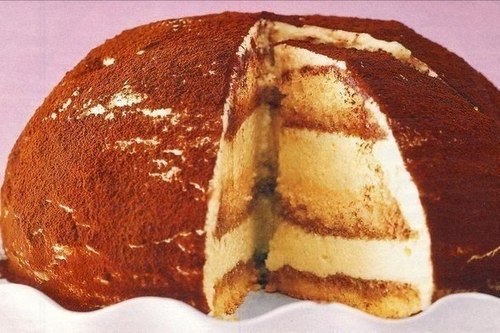 Бисквитный торт «Тирамису» с ликером Амаретто