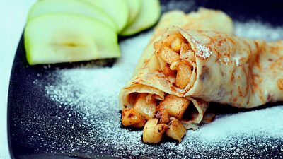 Блинчики без яиц с имбирем и корицей