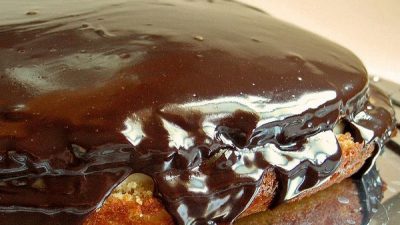 Бостонский кремовый торт в шоколаде