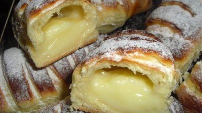 Булочки с кремовой начинкой «Крем-де-Паризьен»