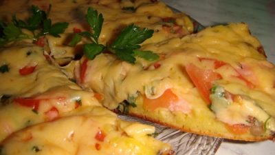Быстрая пицца из духовки