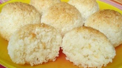 Быстрое кокосовое печенье в духовке