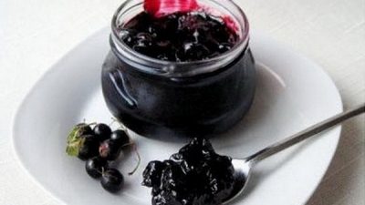 Быстрое варенье из смородины без варки