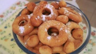 Быстрые пышки на сгущенке
