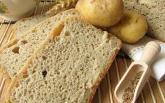 Домашний картофельный хлеб в хлебопечке
