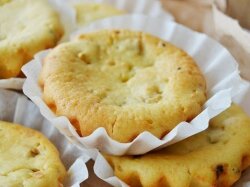 Творожные кексы с киви и бананом