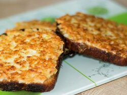 Жареные луковые бутерброды за 5 минут