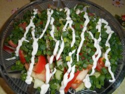 Салат «Витаминный» с картофелем фри