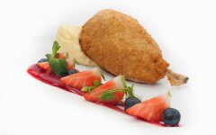 Котлета по-киевски с косточкой в духовке