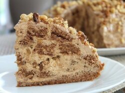 Торт «Несквик» со сметанным кремом