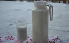 Молоко из цельного овса и воды