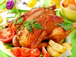 Сочная курица в остром медовом маринаде