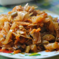 Тушеная капуста