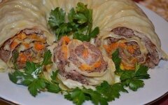 Ханум с фаршем и морковью