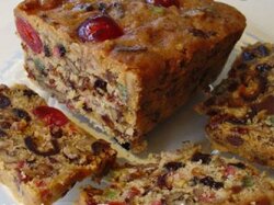 Рождественский пирог с орехами и сухофруктами по-английски