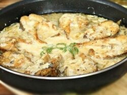 Жареная щука в сметане на сковороде