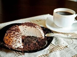 Диетическое суфле с горьким шоколадом