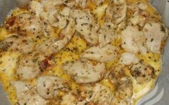 Куриное филе в топленом молоке со сметаной