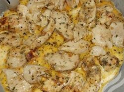 Куриное филе в топленом молоке со сметаной