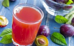 Сливовый компот с апельсином