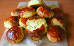 Творожные дрожжевые булочки как пух