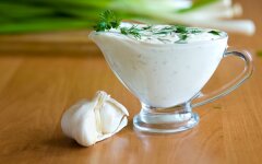 Йогуртовый соус к морепродуктам