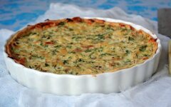 Пирог из лаваша с копченой курицей «Ленивая жена»
