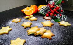 Печенье Апельсиновые звезды с корицей