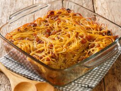 Сладкий иерусалимский кугель из лапши