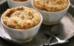 Творожное суфле с яблоками за 15 минут