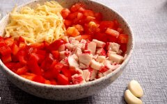 Салат Красное море с крабовыми палочками