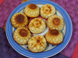 Простой кекс из творога