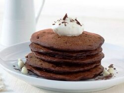 Оладьи шоколадные за 5 минут