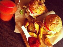 Домашний фастфуд из семги