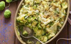 Запеканка из репы со сливками