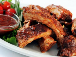 Свиные ребрышки со специями в фольге в духовке