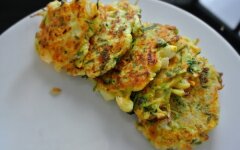Драники из тыквы с кабачками