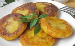 Легкие кабачковые оладьи с тыквой