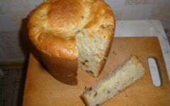 Кулич на яичных желтках в хлебопечке