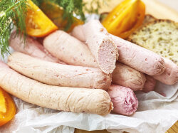 Домашние молочные сосиски за 30 минут