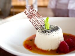 Ванильная панакота на десерт