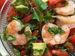 Севиче с креветками в цитрусовом маринаде