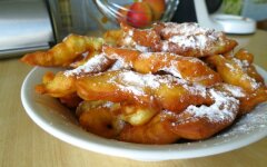 Ванильный хворост на кефире