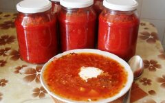 Заправка для борща с капустой и перцем