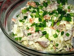 Салат «Прибой» с соленой сельдью